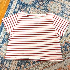 Setlist Boxy Tee in Murphy Stripe size L